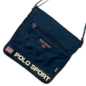Vintage Polo Sport by Ralph Lauren Vintage Messenger Bag 90’s.